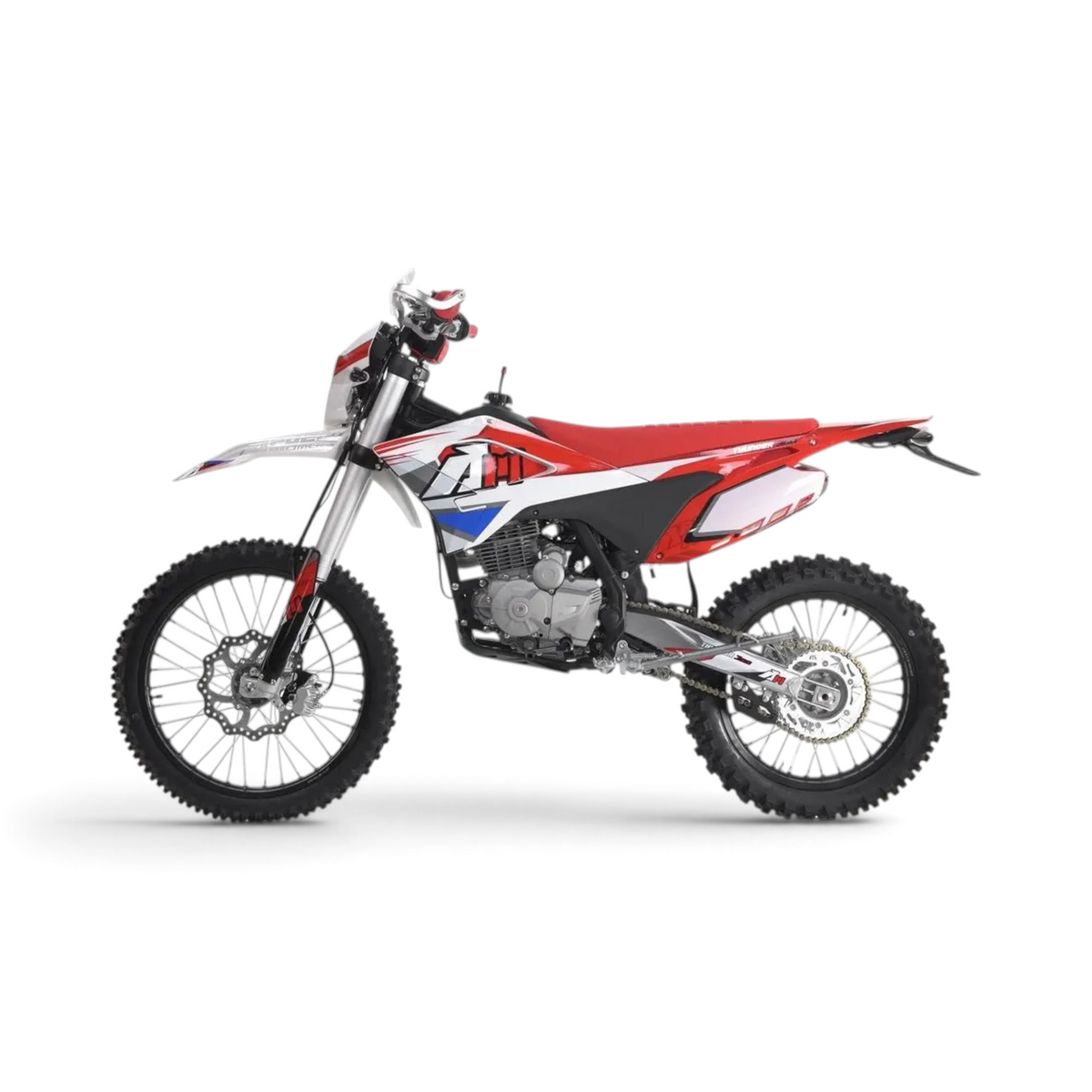 Apollo Thunder Enduro Crossmotor Rood - Wit 300cc Pro – 26 PK / 120 km/h