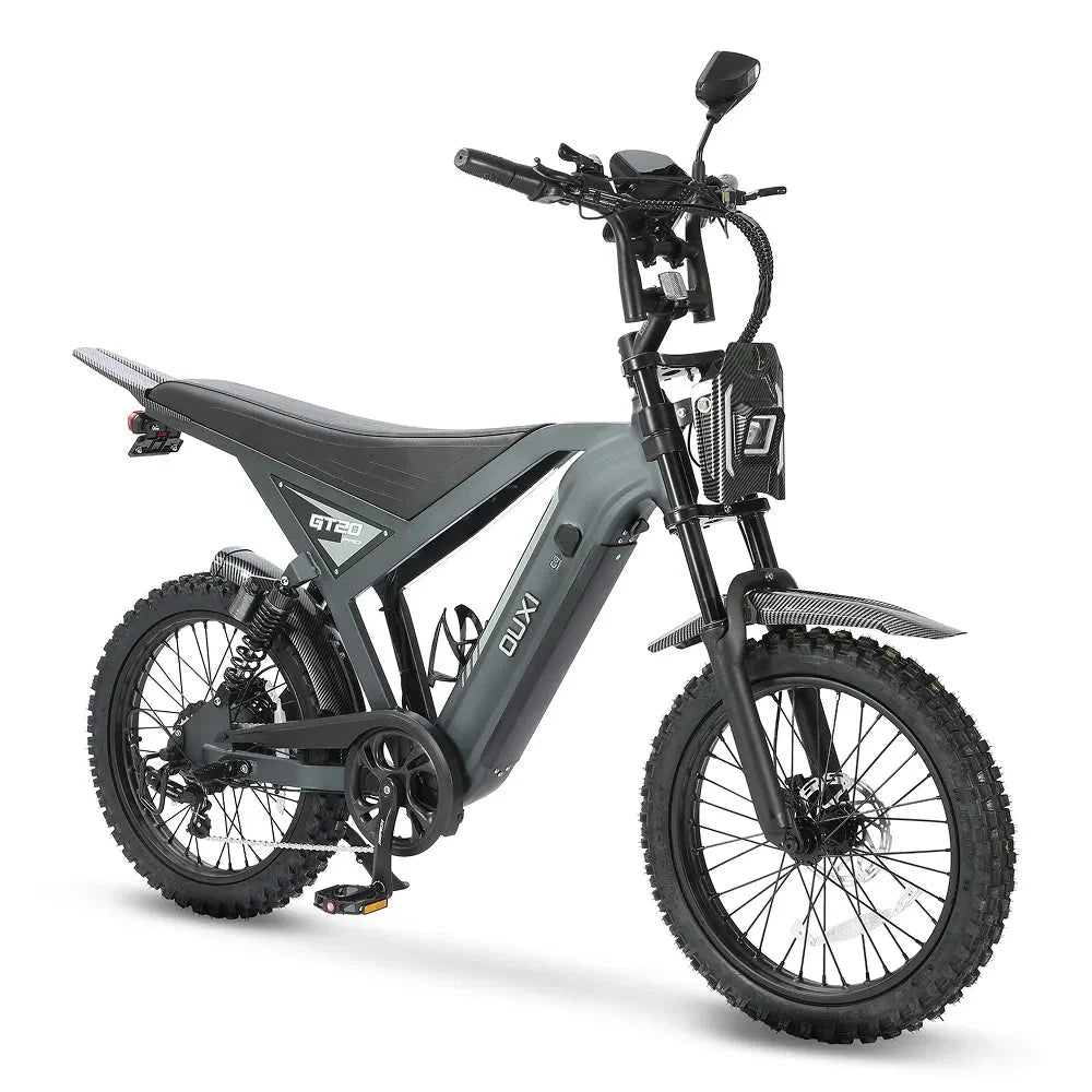 OUXI GT20 Pro Cross Elektrische Fatbike Grey 2026 | NFC | Alarm