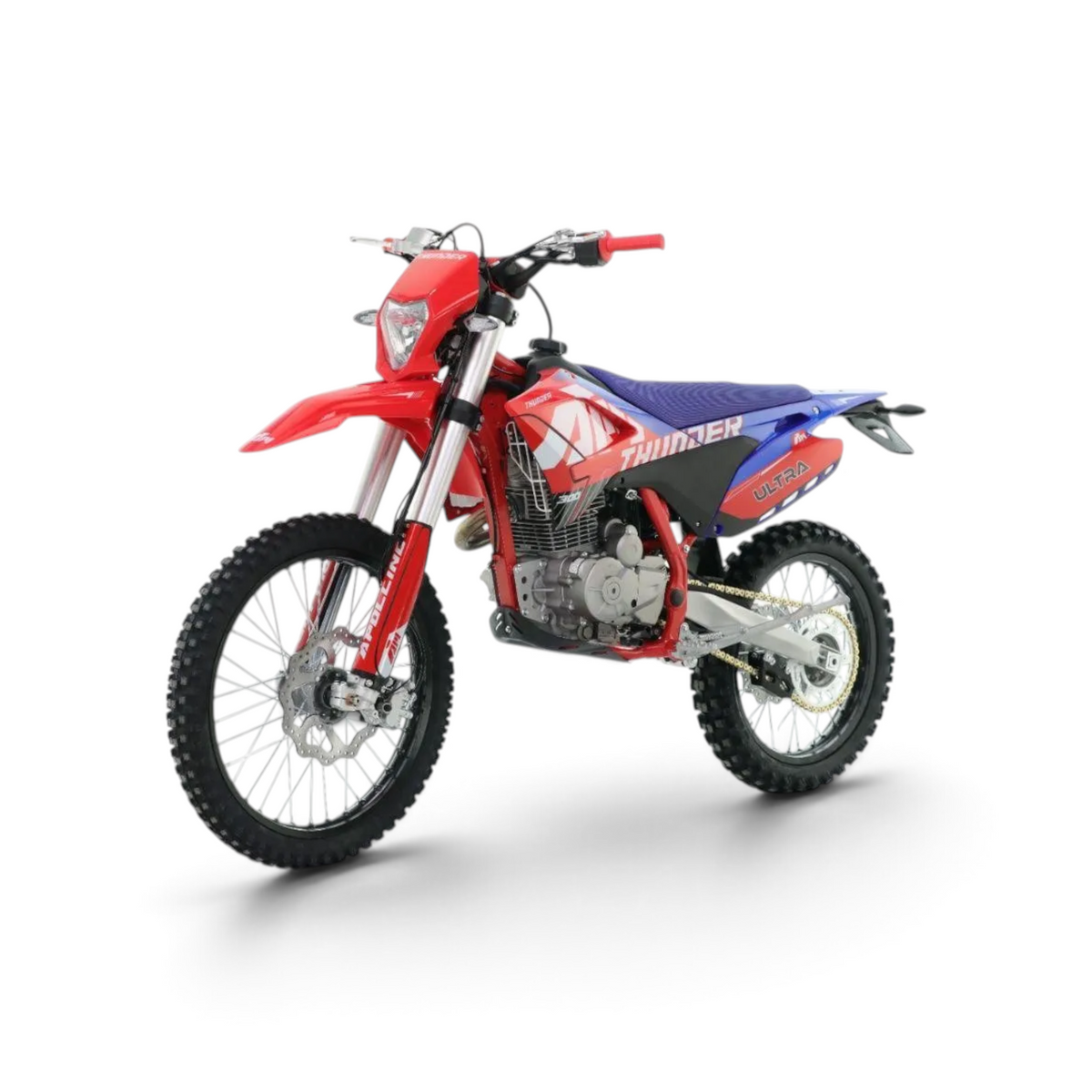 Apollo Thunder Enduro Crossmotor Blauw - Rood 300cc Pro – 26 PK / 120 km/h