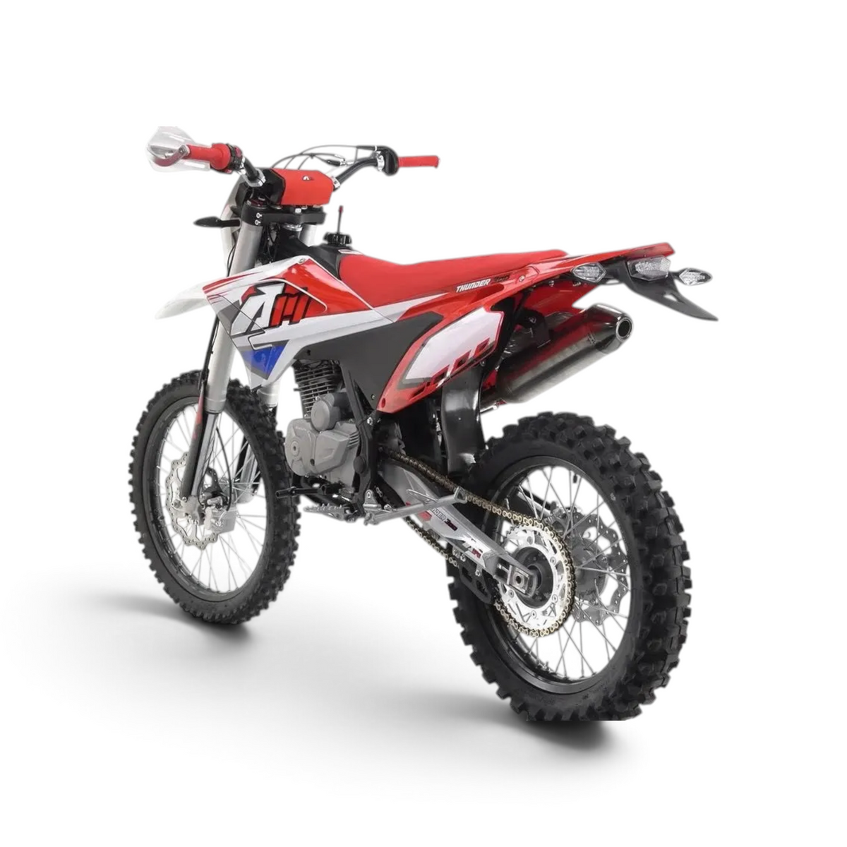 Apollo Thunder Enduro Crossmotor Rood - Wit 300cc Pro – 26 PK / 120 km/h