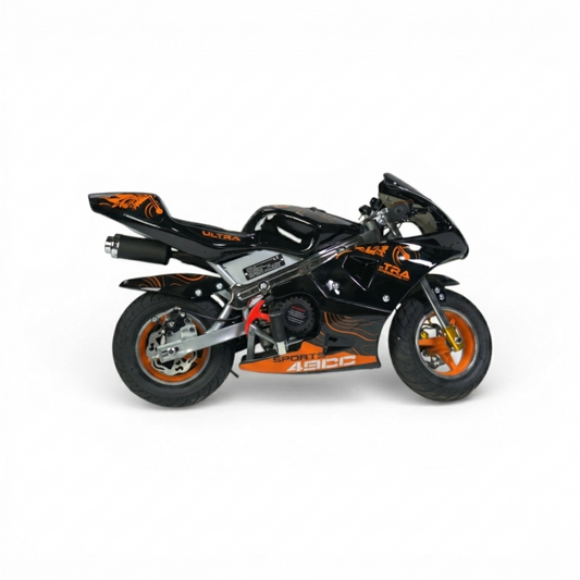Nieuwe Ultra 49CC benzine mini racer, pocketbike/mini bikes Oranje