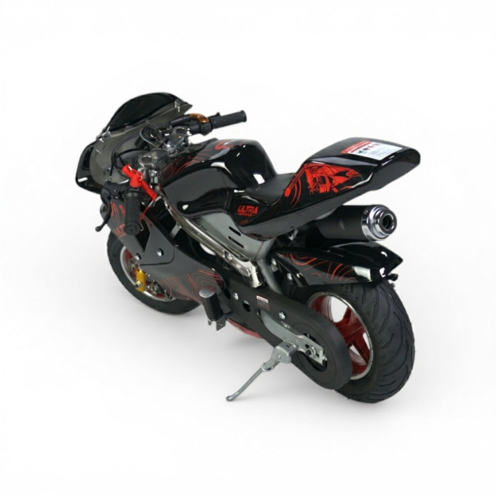 Nieuwe Ultra 49CC benzine mini racer, pocketbike/mini bikes Rood