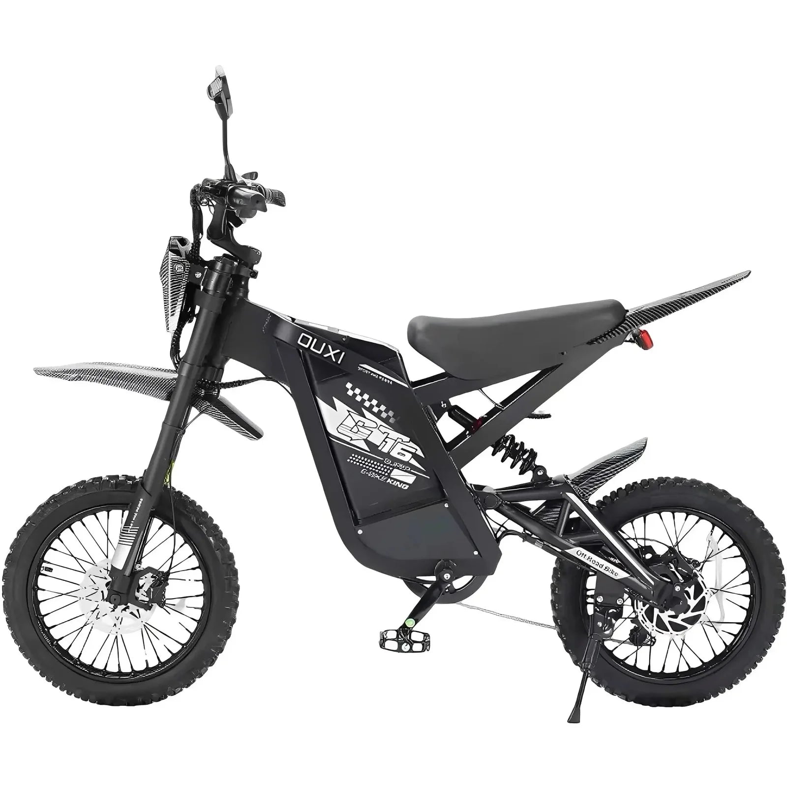OUXI GT16 Skinnybike Crossbike | Zwart | NFC