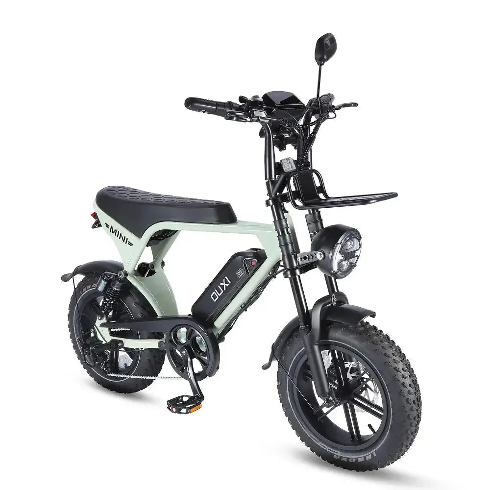 OUXI V8 Ultra Mini Elektrische Fatbike | Pistache | Bluetooth