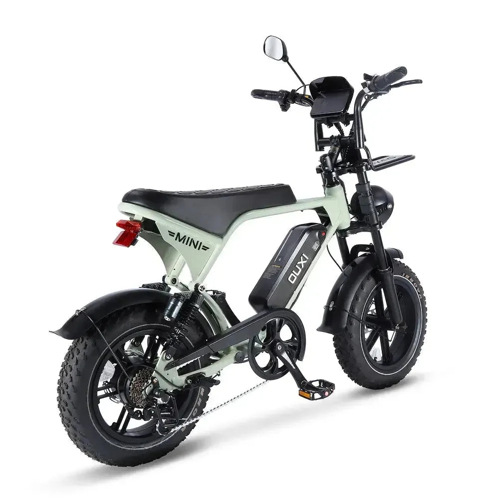 OUXI V8 Ultra Mini Elektrische Fatbike | Pistache | Bluetooth