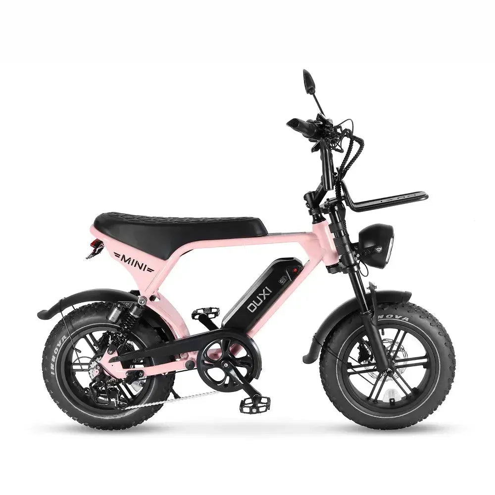 OUXI V8 Ultra Mini Elektrische Fatbike | Zwart | Bluetooth