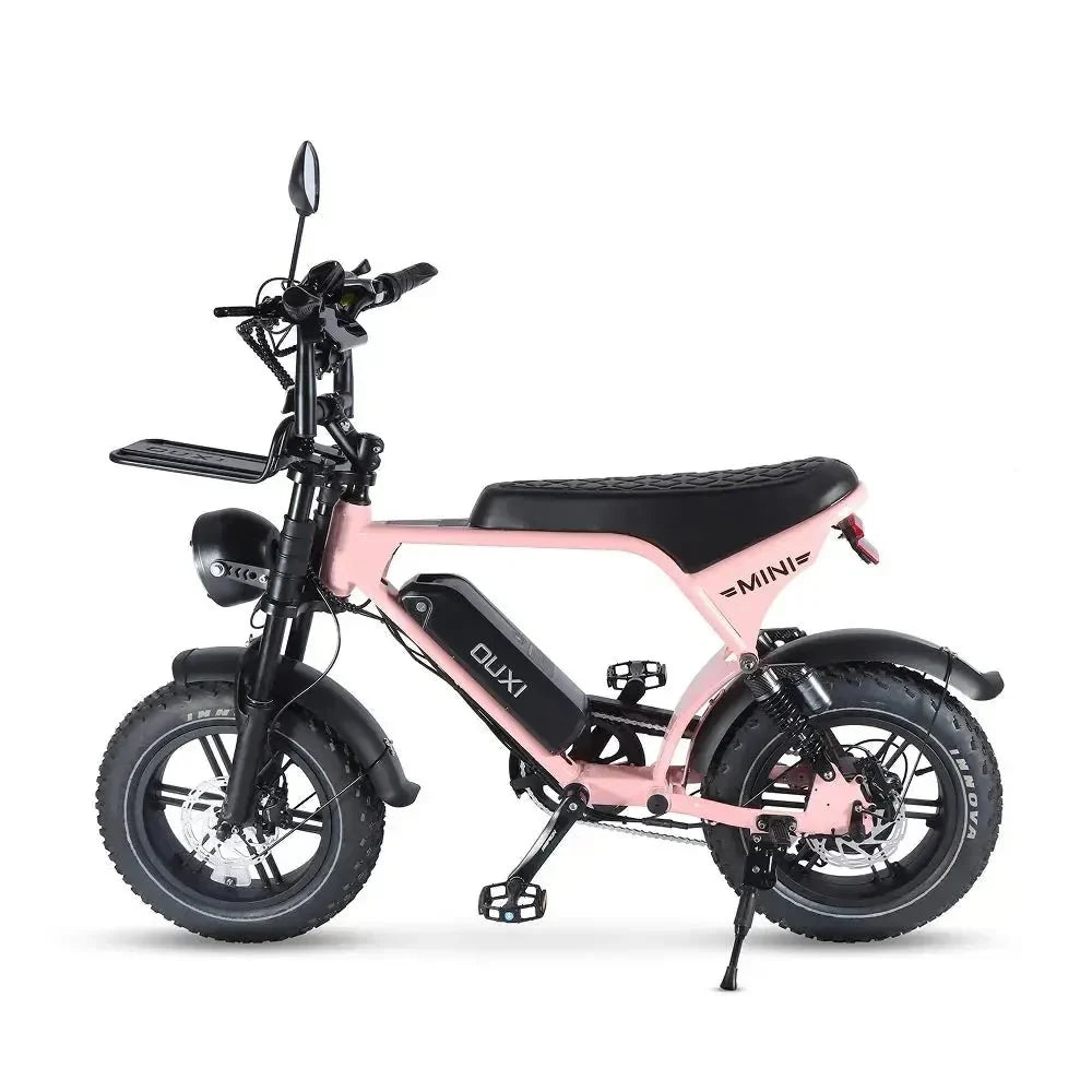 OUXI V8 Ultra Mini 16" Elektrische Fatbike | Roze | Bluetooth