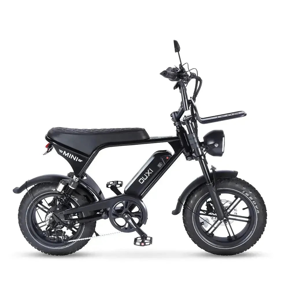 OUXI V8 Ultra Mini Elektrische Fatbike | Zwart | Bluetooth