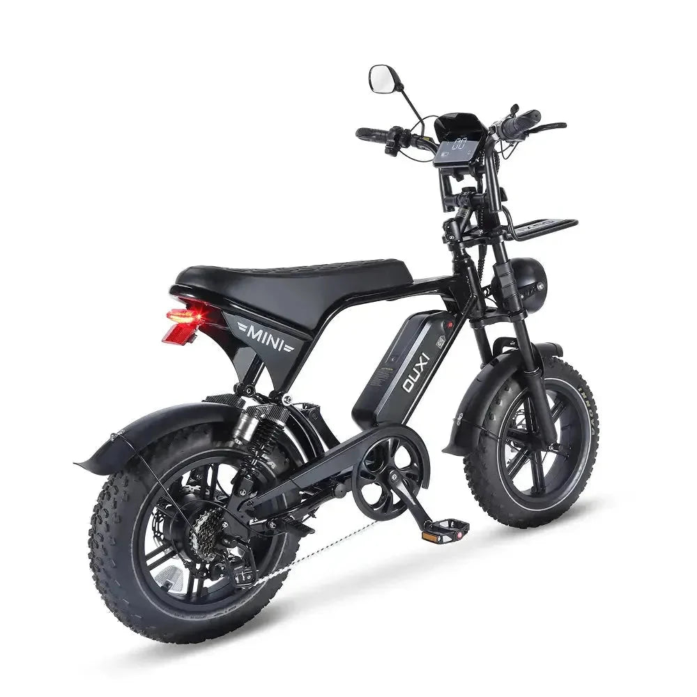 OUXI V8 Ultra Mini Elektrische Fatbike | Zwart | Bluetooth