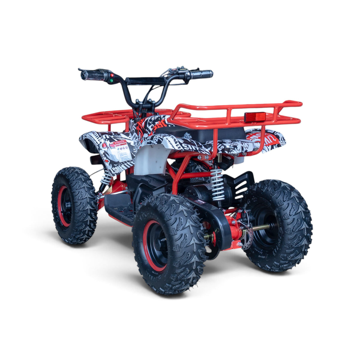 Ultra Motocross Rood-Wit Elektrische Kinderquad 1000W 48V